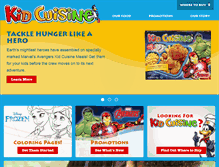 Tablet Screenshot of kidcuisine.com